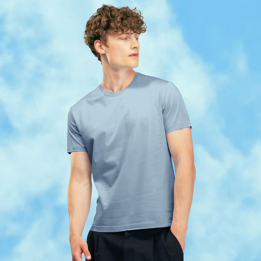 The Super Cool Tee - (color - Mid Blue)
