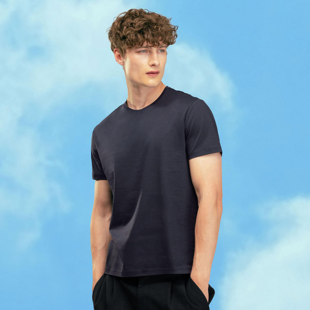 The Super Cool Tee - (color - Navy)