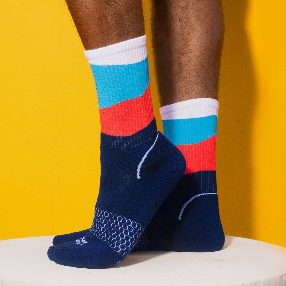 Performance Sports Socks (color - Blue Multi)