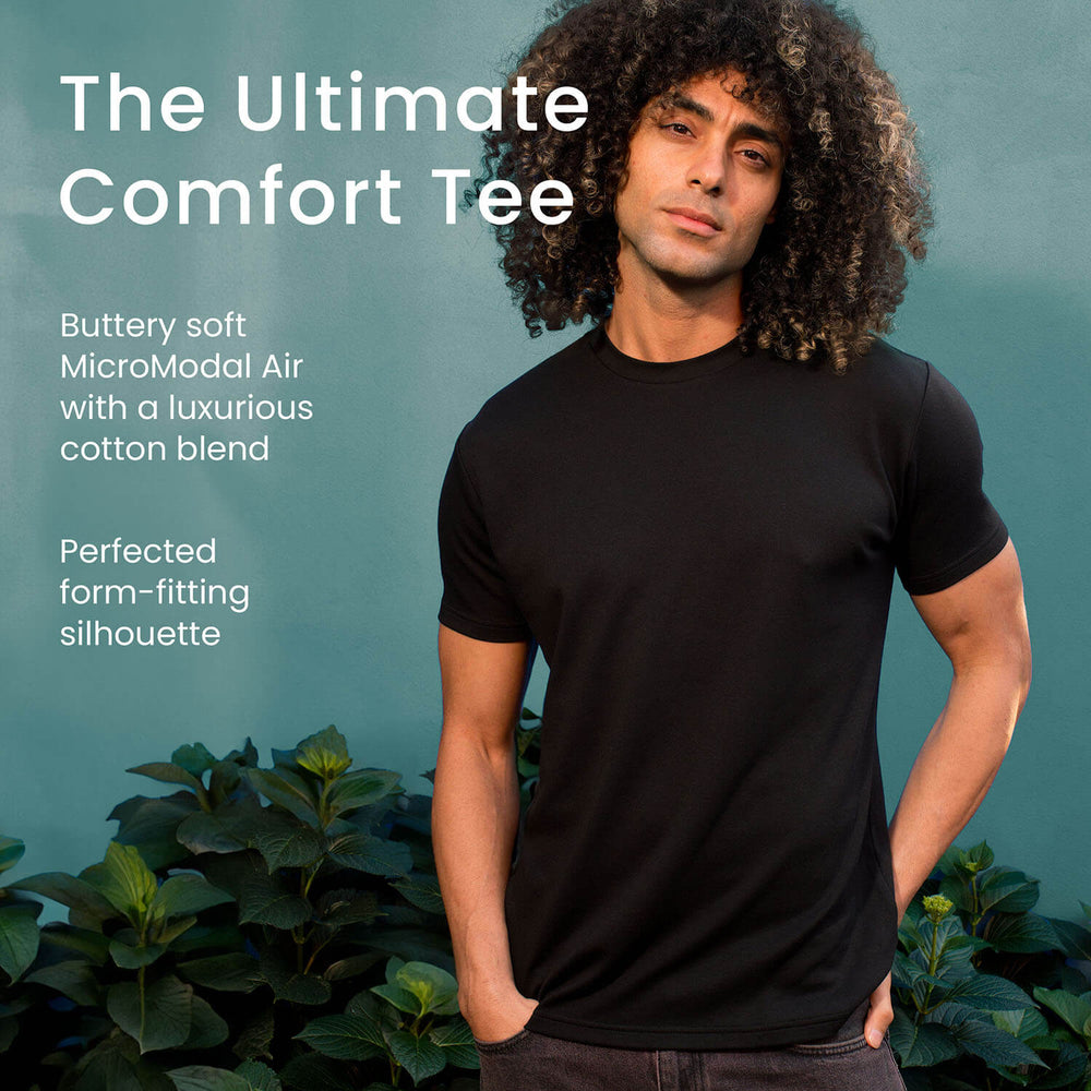 The Ultimate Comfort Tee - (color - Black)