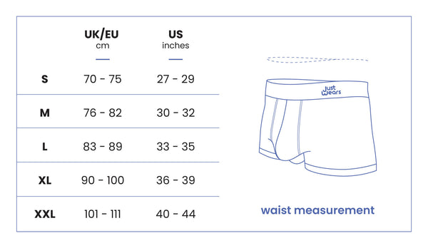 Product Size Guide - Desktop