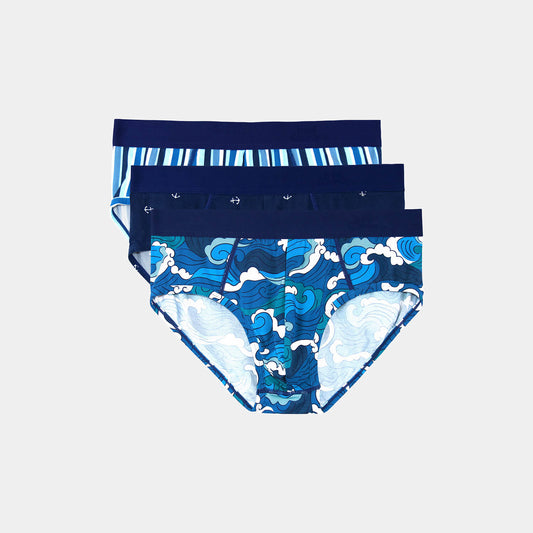 Briefs (color - Smooth Sailing Collection)