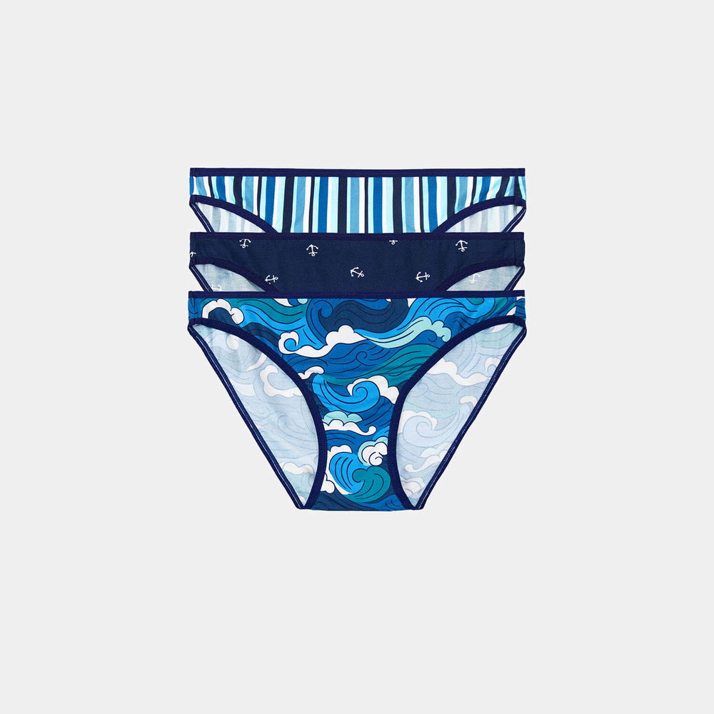 Knickers 3 Pack (color - Smooth Sailing Collection) 