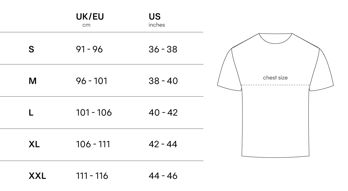 Product Size Guide - Desktop